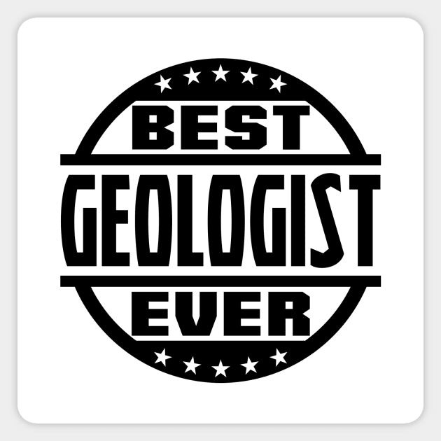 Best Geologist Ever Sticker by colorsplash